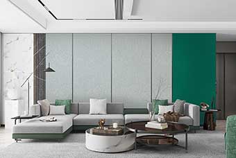 安庆轻奢风格-客厅